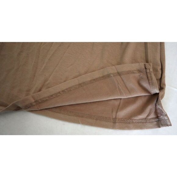 Blencot YL5W2211257 Women's Sz Large Khaki Sleeveless Button Down Casual Dress - Picture 6 of 9